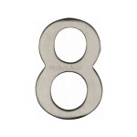 M Marcus Heritage Brass Numeral 8 - 51mm Self Adhesive